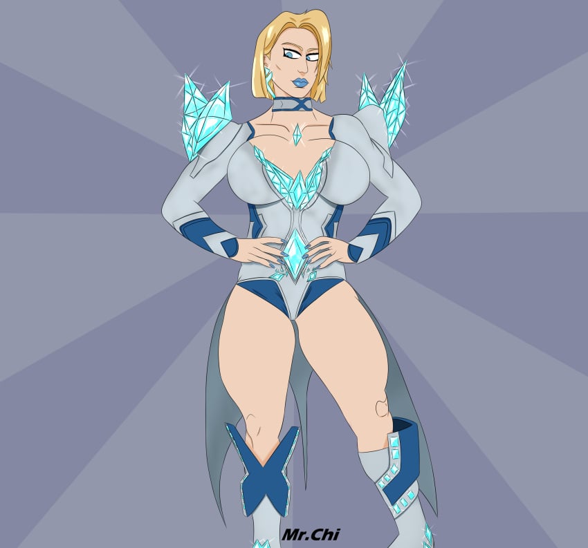 1girls armor armored_female big_breasts big_butt big_thighs blonde_female blonde_hair blue_eyes blue_lipstick blue_nails bob_cut breasts_bigger_than_head choker diamond earrings emma_frost emma_frost_(marvel_rivals) exposed_legs exposed_thighs female female_focus female_only grey_background hands_on_waist light-skinned_female light_skin lipstick marvel marvel_comics marvel_rivals milf mommy mr.chi nails nails_painted outline purple_background shiny shiny_clothes short_hair thighs thighs_bigger_than_head x-men