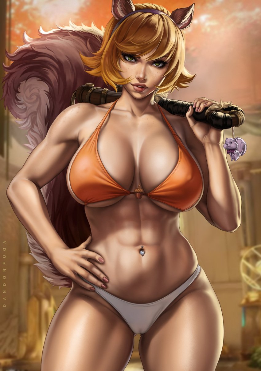 1girls 2d abs absurd_res absurdres animal_ears animal_tail athletic athletic_female bangs big_breasts bikini bikini_bottom bikini_top bra breasts busty child_bearing_hips cleavage clothed clothing dandon_fuga deviantart_link female female_focus female_only fit fit_female freckles freckles_on_face green_eyes green_thighhighs hand_on_hip hand_on_own_hip high_resolution highres hips huge_breasts large_breasts light-skinned_female light_skin marvel marvel_comics marvel_rivals orange_bikini_top orange_bra panties short_hair solo solo_female solo_focus squirrel_ears squirrel_girl squirrel_girl_(marvel) squirrel_girl_(marvel_rivals) squirrel_tail standing tail thick thick_female thick_thighs thighhighs thighs toned toned_arms toned_body toned_female underwear very_high_resolution white_bikini_bottom white_panties white_underwear wide_hips