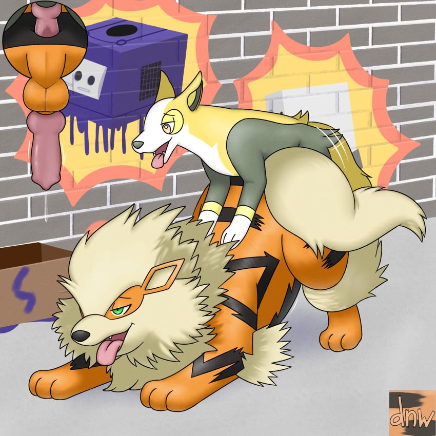 1:1 2021 alley anal anal_sex animal_genitalia animal_penis arcanine boltund box canine_penis container detailed_background duo feral game_console gamecube genitals graffiti hi_res keith_(tsubasa143) male male/male male_penetrated male_penetrating male_penetrating_male mane nintendo nintendo_console open_mouth penetration penis pink_penis pokemon pokemon_(species) reallydarkandwindie size_difference small_dom_big_sub tongue tongue_out video_games wii wii_console will_fairborne_(thiccvally)