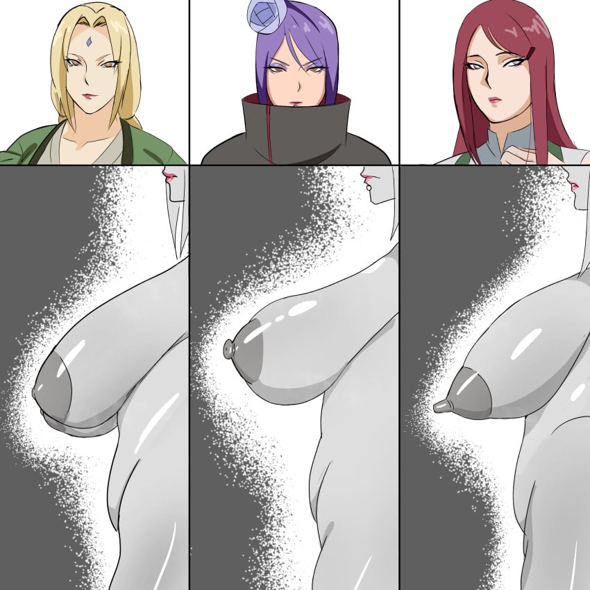 3girls airi_akura big_areola big_ass big_breasts black_and_white breasts character_sheet cum erect_nipples giant_breasts gilf huge_breasts inverted_nipples konan kushina_uzumaki large_breasts larger_female manga milf mother naruto naruto_(series) naruto_shippuden older_female purple_hair red_hair seductive seductive_eyes seductive_look seductive_smile shounen_jump trio tsunade tsunade_senju uzumaki_kushina villainess weekly_shonen_jump yellow_hair