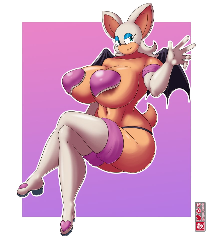 2022 5_fingers absurd_res ai_od anthro areola areola_slip bat big_breasts blue_eyes breasts brown_areola clothing female fingers gloves hair handwear hi_res mammal navel pasties rouge_the_bat sega solo sonic_(series) sonic_the_hedgehog_(series) tail white_hair wings