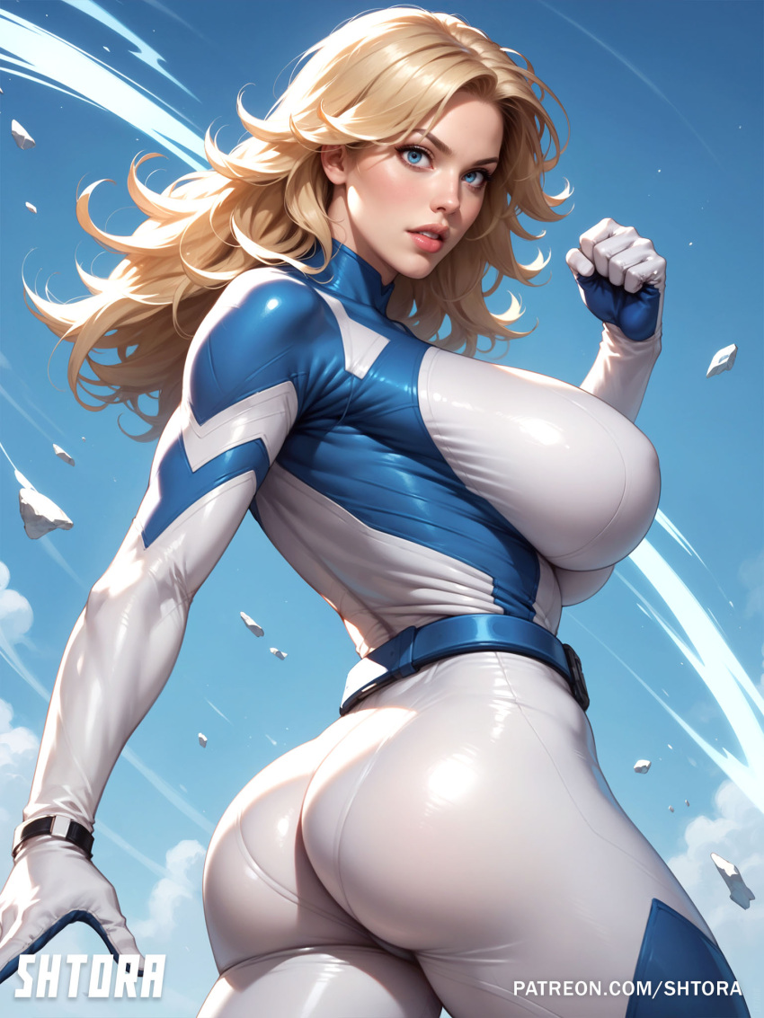 ai_generated ass big_ass big_breasts breasts cameltoe curvaceous curvy curvy_female curvy_figure female female_only invisible_woman invisible_woman_(marvel_rivals) marvel marvel_comics marvel_rivals muscular muscular_female shtora sue_storm thick_thighs