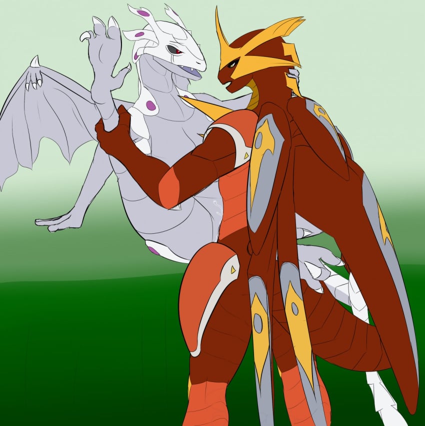 anthro bakugan bodily_fluids drago dragon duo female female_penetrated genital_fluids genitals hi_res male male/female male_penetrating male_penetrating_female penetration pheanir pussy sex vaginal_penetration vaginal_penetration wavern wings wyvern