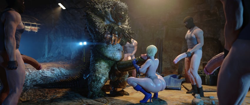 1monster 3d 4boys 4k big_ass big_breasts big_penis blender dc dc_comics huge_ass huge_breasts icedev kara_zor-l karen_starr killer_croc large_ass large_breasts massive_ass massive_breasts power_girl superman_(series)