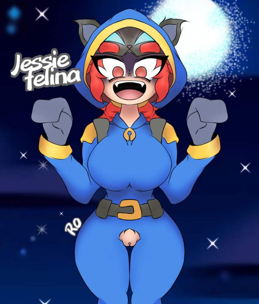 brawl_stars cat_burglar_jessie jessie_(brawl_stars) pussy ro203saul tagme