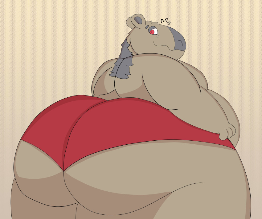 1boy big_ass bubble_butt capybara furry huge_ass tagme thehogbog thick_thighs wide_hips