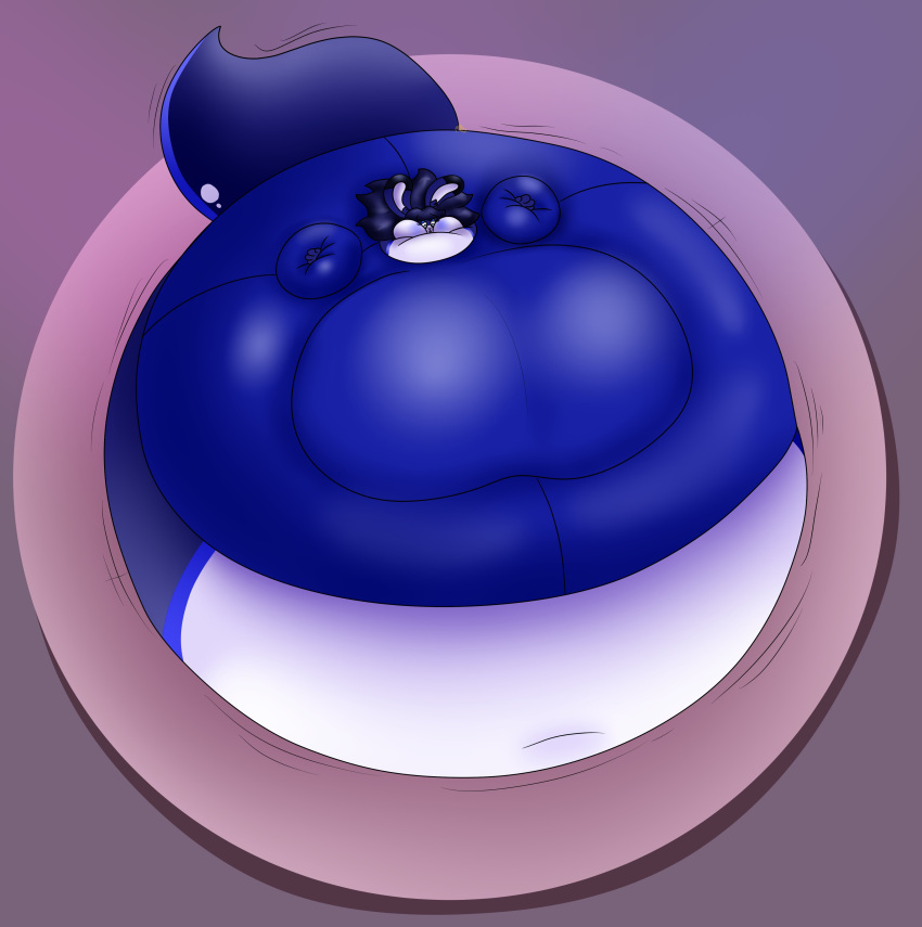 big_breasts blueberry_inflation breasts cleavage dinkles1me female furry huge_breasts inflation thick_thighs wide_hips