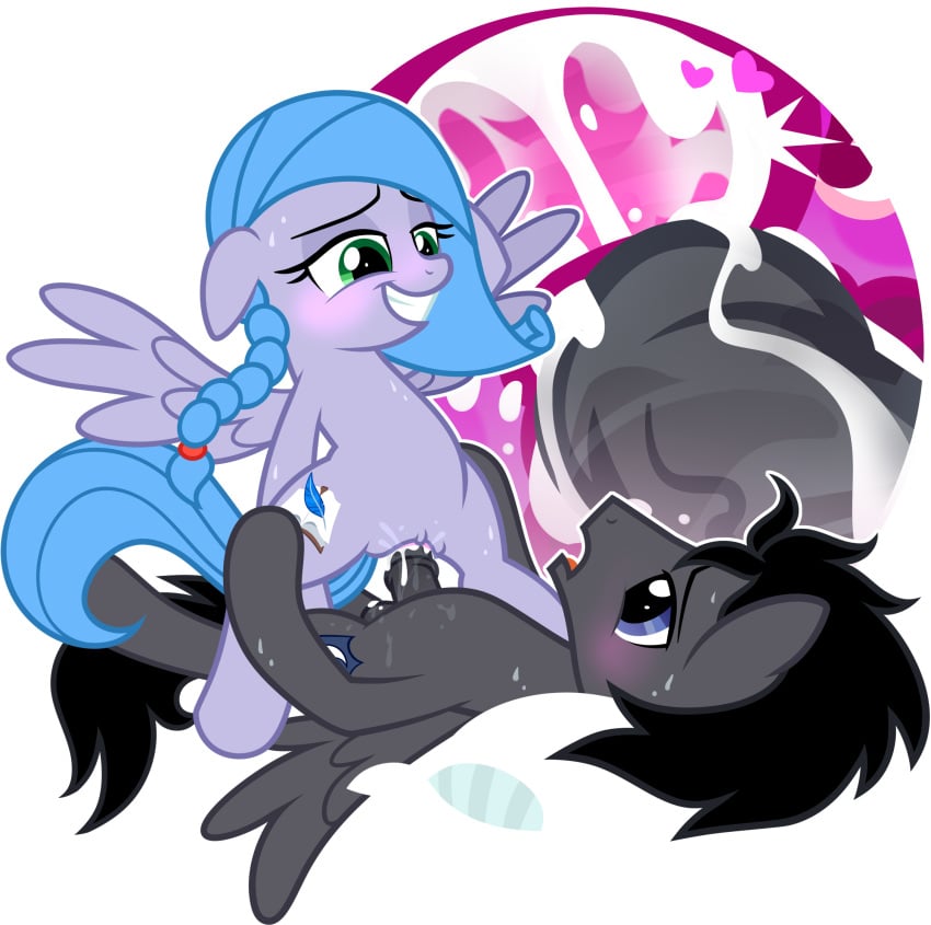 blue_eyes blue_hair cowgirl_position cum cum_in_pussy cum_in_pussy cum_inside duo earth_pony_colds green_eyes horsecock my_little_pony my_little_pony pegasus ponytail sapphire_crystal shadow_warp sweat x-ray