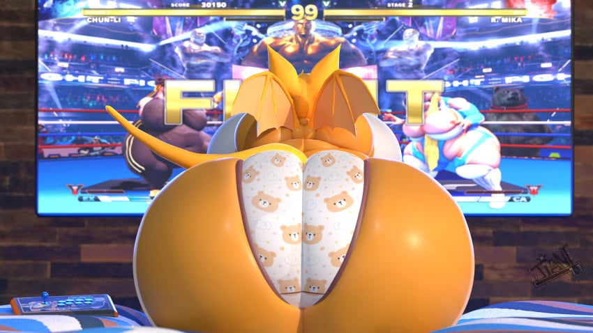 1girls 3d ass_bigger_than_head ass_bigger_than_torso enormous_breasts fidget furry hyper hyper_ass hyper_breasts jiant101 massive_ass nimbat pantyshot solo_female tagme