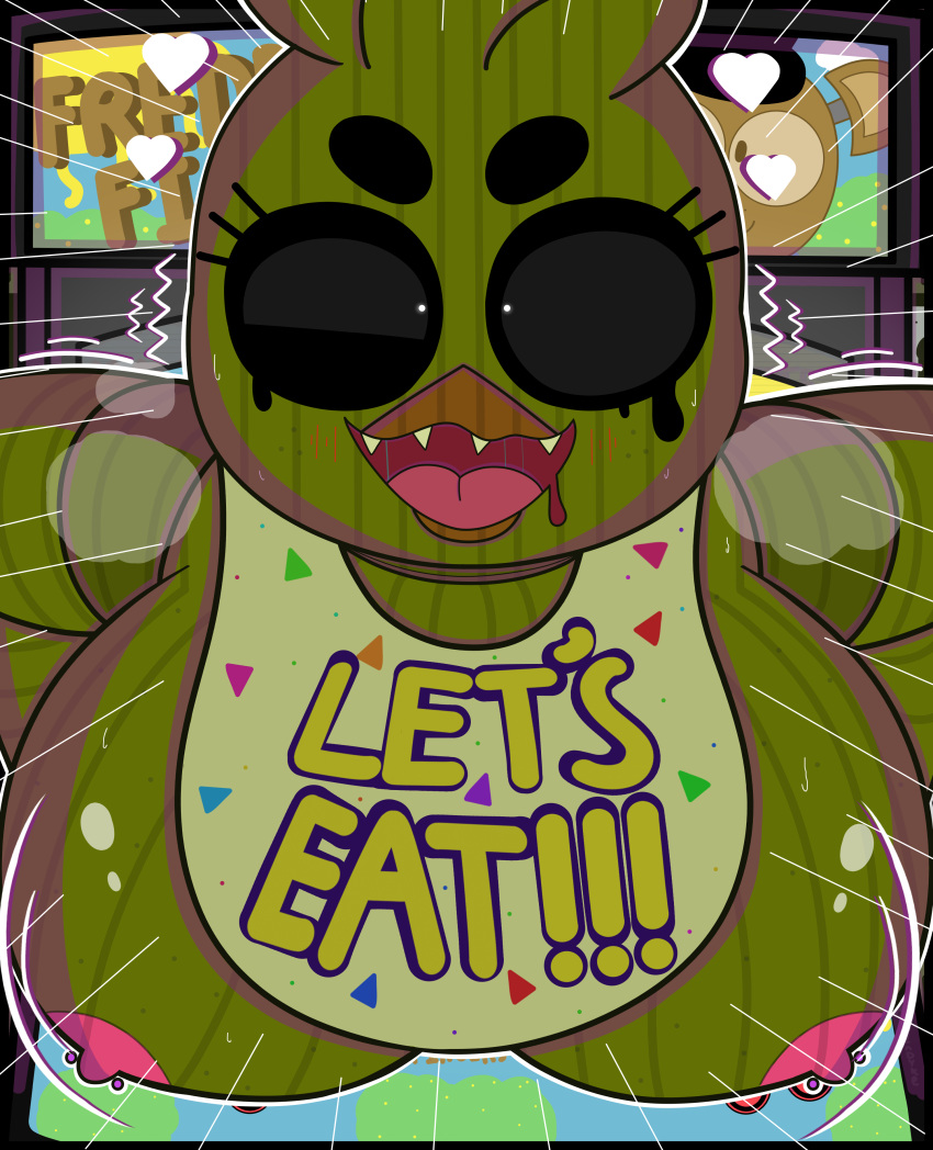 animatronic five_nights_at_freddy's five_nights_at_freddy's_3 mykendyke phantom_chica tagme