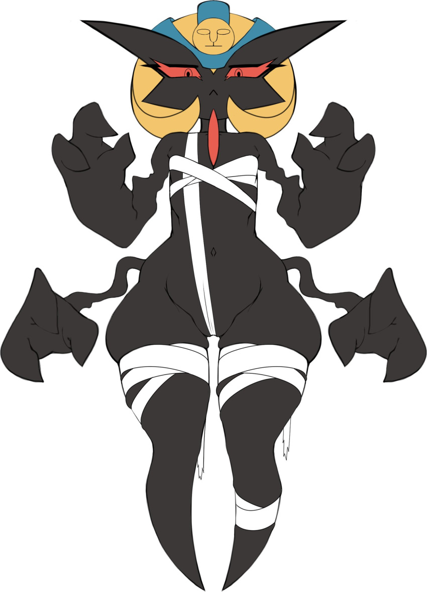 cofagrigus cofavoir fir3born flat_chest flat_chested fusion gardevoir no_breasts pokemon pokemon_(species) pokemon_fusion skimpy_clothes