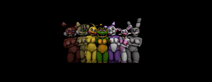 3d 7girls buillk8 cindy_(fnac) fazbear_fanverse five_nights_at_candy's five_nights_at_freddy's freddy_fazbear's_pizzeria_simulator happy_frog mangle_(fnaf) popgoes rachel_(tnar) robot robot_girl saffron_(popgoes) sara_(popgoes) tagme those_nights_at_rachel's toy_chica_(fnaf)