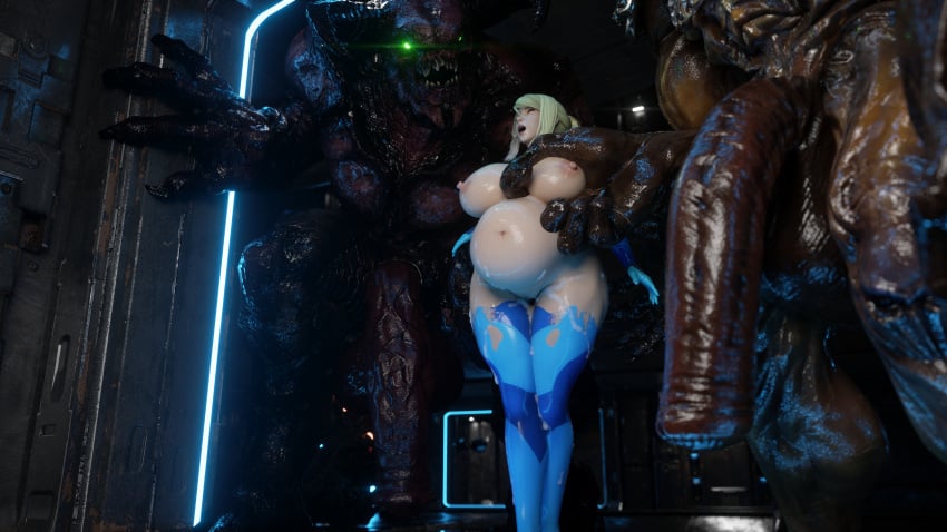 1girl 1girls 2monsters 3d alien_(franchise) alternate_version_available baron_of_hell_(doom) big_ass big_breasts blonde_hair bounty_hunter captured cock cock_ring cock_sleeve completely_nude completely_nude_male confidence_loss crossover cum cum_inflation cum_on_body cumflation deathclaw defeated defeated_heroine domination domination_loss doom escape fallout female_human femsub flaccid forced forced_exposure forced_presentation fucked_into_submission fucked_silly gangrape green_eyes huge_ass huge_balls huge_breasts huge_cock icedev larger_male maledom metroid mind_break monster monster_boy monster_cock monster_on_female monster_rape monsters nintendo outlast pleasure_face ponytail prison prisoner rape raped_by_monster red_barrels restraints ripped_clothing samus_aran shiny_skin size_difference smaller_female stripped stripped_naked thick_thighs utter_domination video_games walrider weird_crossover white_skin xenomorph zero_suit zero_suit_samus