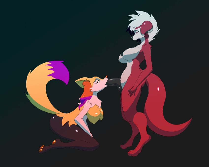 animated anthro areola ass balls big_breasts big_penis blush braixen breasts canid canine canis digital_media_(artwork) domestic_dog duo ear_piercing ear_ring erection fan_character fellatio female fox fur futa_on_female futanari genitals hair hi_res huge_breasts humanoid_genitalia inner_ear_fluff loop lycanroc magmaxox mammal mary_(hipcat) midnight_lycanroc multicolored_body multicolored_fur multicolored_hair nintendo nipples nude oral pawpads penetration penile penis piercing pokémon_(species) pokemon pokemon_(species) red_body red_fur reece_(verolzy) sex short_playtime simple_background solo thick_thighs tuft two_tone_body two_tone_fur two_tone_hair video_games white_body white_fur wolf yellow_body