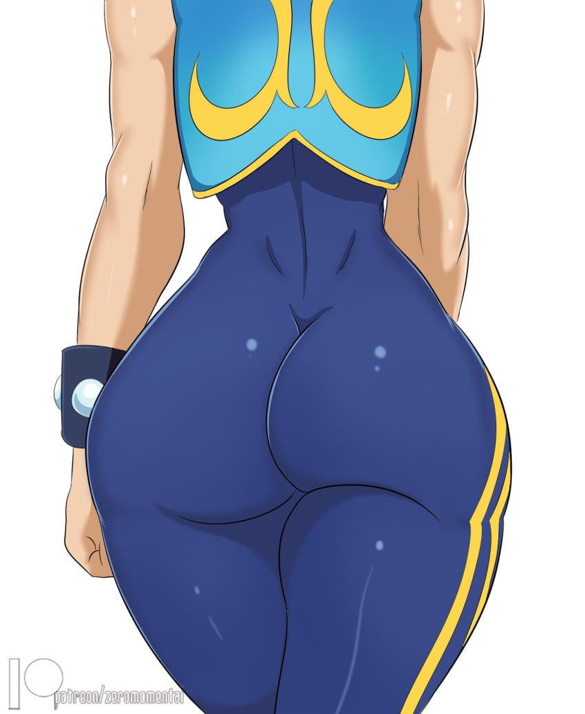 ass big_ass capcom chun-li street_fighter street_fighter_alpha tights walking zeromomentai