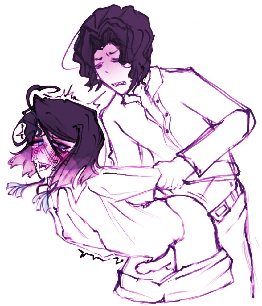 enmu gay kimetsu_no_yaiba male muzan muzan_kibutsuji rough_sex
