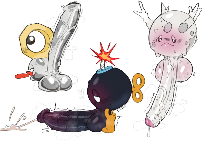 balls big_balls big_penis blush bob-omb corsola galarian_corsola male male_only mario_(series) meltan muscles muscular musk musk_clouds musky musky_cock penis pokemon pokemon_(species) seniorseasalt small_but_hung smell smelly smelly_cock sweat sweatdrop sweating sweaty waddling_head