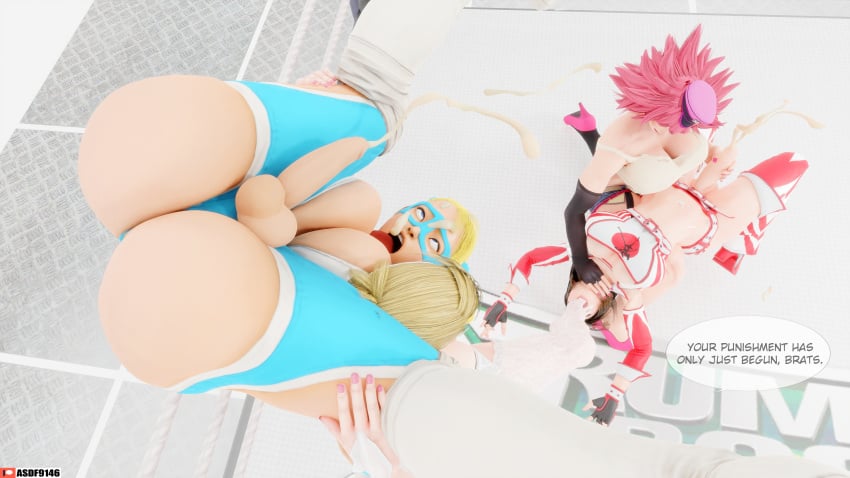 3d asdf9146 backbreaker balls blender capcom cum ejaculation foot_fetish foot_in_mouth foot_lick forced_orgasm forced_presentation futanari handjob kinniku_buster konami licking_feet mistress_spencer muriel_spencer penis poison_(final_fight) rainbow_mika reiko_hinomoto rumble_roses street_fighter super_star_status_(rumble_roses) testicles wrestling