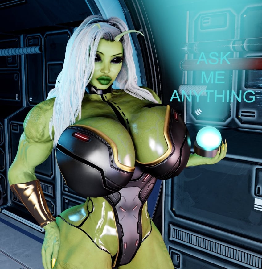 1girl 3d athletic_female big_ass big_breasts big_thighs breasts bust busty chest curvaceous curvy curvy_figure female fit_female green-skinned_female green_body green_skin hips hourglass_figure huge_ass huge_breasts humanoid large_ass large_breasts mature mature_female muscular_female original original_character round_ass round_breasts sevenarts sha-ree_zirtha thesevenartsx thick thick_hips thick_legs thick_thighs thighs toned_female top_heavy voluptuous voluptuous_female waist wide_hips wide_thighs