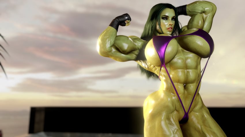 1girl 3d athletic_female big_ass big_breasts big_thighs breasts bust busty chest curvaceous curvy curvy_figure female fit_female green-skinned_female green_body green_skin hero heroine hips hourglass_figure huge_ass huge_breasts hulk_(series) jennifer_walters large_ass large_breasts marvel marvel_comics mature mature_female muscular_female round_ass round_breasts sevenarts she-hulk superhero superheroine thesevenartsx thick thick_hips thick_legs thick_thighs thighs toned_female top_heavy voluptuous voluptuous_female waist wide_hips wide_thighs