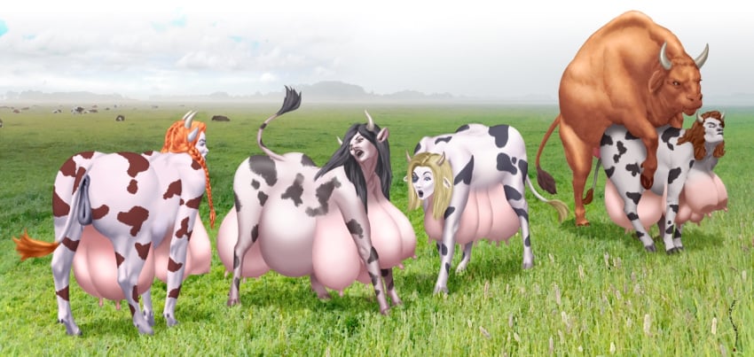 1boy4girls Rule 34 Image