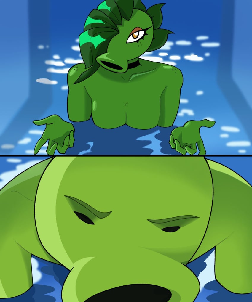 Fire Peashooter (Pvz) Rule 34 Image