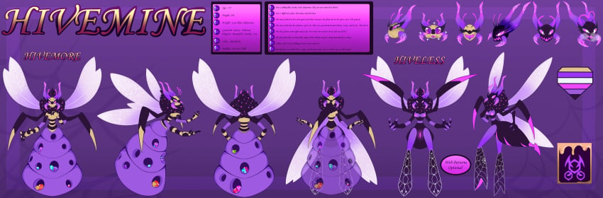 absurd_res alternate_form angry antennae_(anatomy) anthro arthropod arthropod_abdomen bee black black_body bluelikestea blush bodily_fluids boots breasts breath claws clothing curvy_figure demon dress drooling expression_sheet female footwear friday_night_funkin genitals gloves glowing glowing_genitalia glowing_pussy handwear hi_res hivemine_(retrospecter) hourglass_figure humanoid_genitalia humanoid_pussy hymenopteran insects jagged_mouth knee_boots knee_highs legwear model_sheet mostly_nude neck_tuft nipples non-mammal_breasts non-mammal_nipples one_eye_closed panting pattern_clothing purple_eyes pussy rectuminspecter retrospecter_mod saliva solo stinger striped_clothing stripes translucent translucent_clothing tuft vespid wasp wings wink yellow_body yellow_face