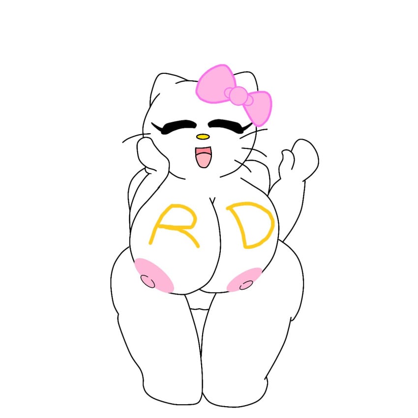 happy hello_kitty hello_kitty_(character) hello_kitty_(series) huge_breasts kitty_white sanrio sincitadel