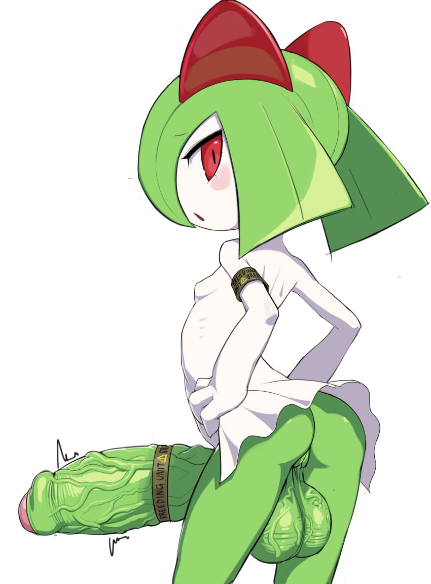 1futa balls big_balls big_penis dick dickgirl fat_cock flat_chest futa_only futanari huge_cock huge_penis kirlia large_balls large_penis nisetanaqa penis petite petite_female pokemon pokemon_(species) solo solo_futa thick_penis veiny_penis