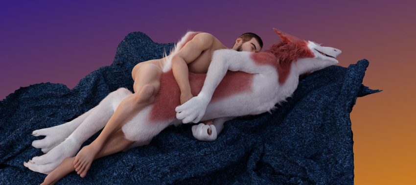 3d 3d_(artwork) ambiguous_gender anal anthro blender_(software) digital_media_(artwork) duo female fluffy from_behind_position generic_character hand_holding hi_res human human_on_anthro interspecies invalid_tag male male/female mammal mavixtious racf92 rendered ryan_(disambiguation) sergal sex spoon_position spooning untied_verbeger