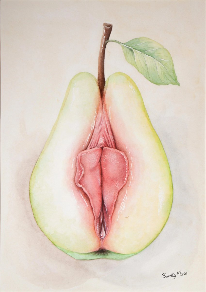 fruit pear pear-shaped_figure pear_shaped pussy pussy_juice tagme