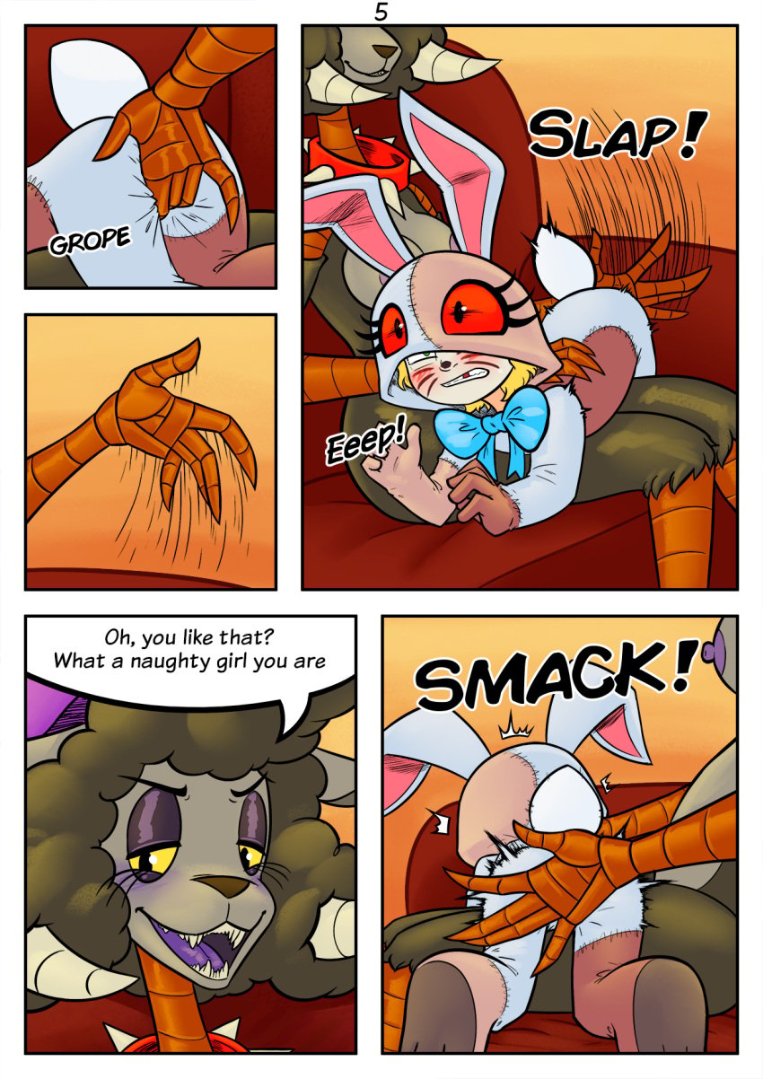 comic comic_page rachel_waterman_(the_walten_files) the_mysterious_house vanny_(fnaf)