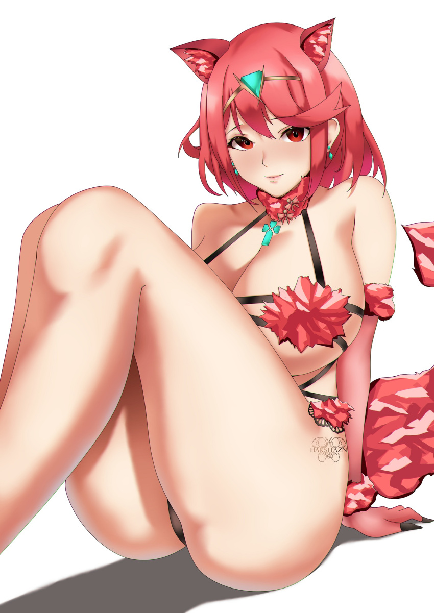 1girls harstfazn pyra red_hair xenoblade_(series) xenoblade_chronicles_2