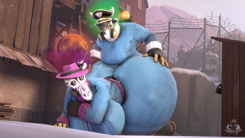 3d animated ass big_ass big_breasts bodysuit breasts female fempyro from_behind futanari gas_mask huge_ass huge_breasts hyper hyper_ass hyper_breasts latex pyro size_difference source_filmmaker tappysfm team_fortress_2 thighhigh_boots thighhighs valve