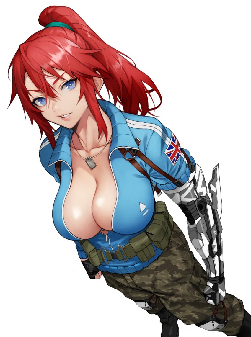 big_breasts breasts caroline darkholme gakuen_taisen_valkyries red_hair