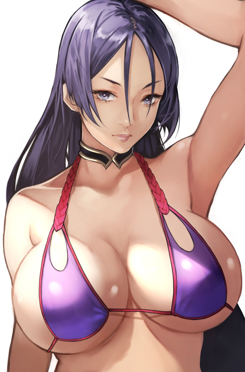 big_breasts fate/grand_order fate_(series) minamoto_no_raikou_(fate/grand_order) yoshi55level yoshio_(55level)