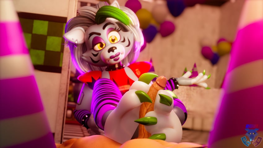 absurd_res animatronic anthro blender_(software) duo feet female five_nights_at_freddy&#039;s five_nights_at_freddy&#039;s:_security_breach foot_fetish foot_focus foot_play footjob hi_res human machine male male/female mammal paws robot rookieanimator210 roxanne_wolf_(coolioart) roxanne_wolf_(fnaf) scottgames sex unknown_artist video_games