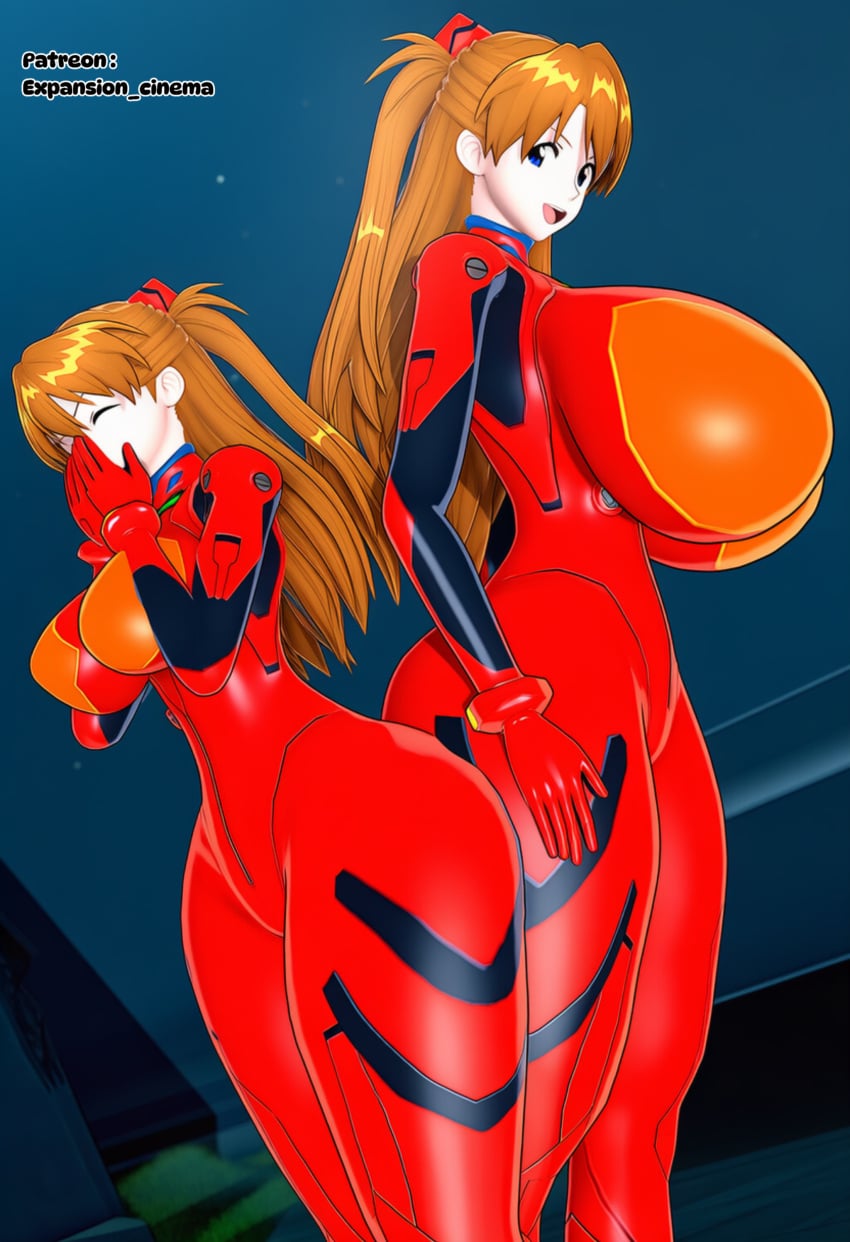 Asuka Langley Sohryu (Neon Genesis Evangelion) Rule 34 Image