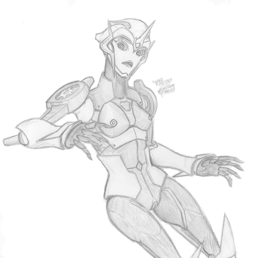 1girls alien alien_girl arcee breasts female female_only korblborp nipples pussy robot robot_girl robot_humanoid small_breasts solo solo_female transformers transformers_prime uncolored vagina