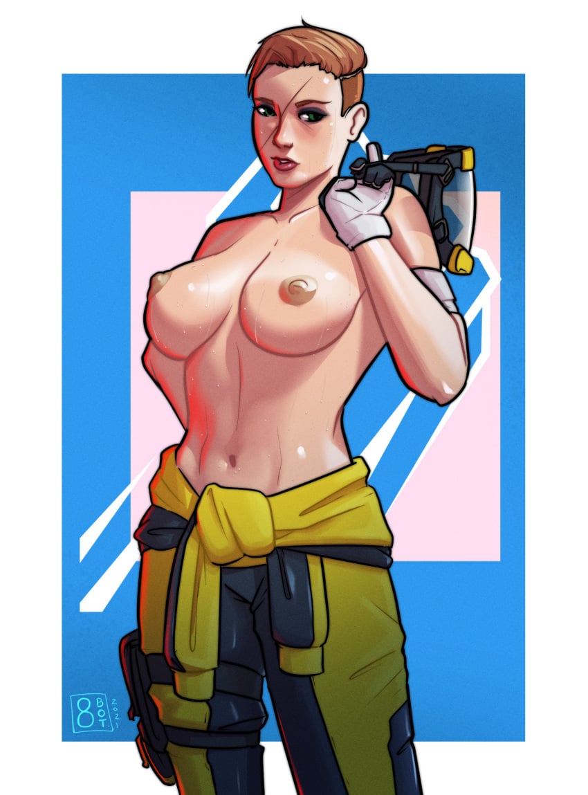 8botfunpunch areolae breasts female female_only finka_(rainbow_six) rainbow_six rainbow_six_siege solo tagme topless