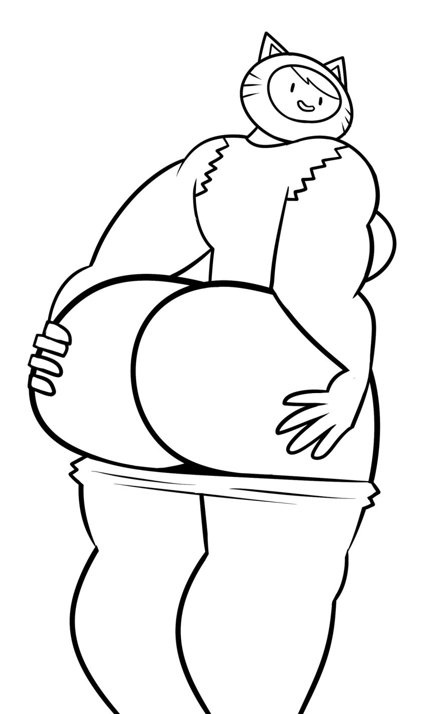 1girls adventure_time ass ass_focus ass_grab ass_shot big_ass big_butt bubble_ass bubble_butt butt_shot cartoon_network female female_only huge_ass huge_butt mooning muscular_female mythabyss pants pants_down presenting_ass presenting_butt presenting_hindquarters susan_strong