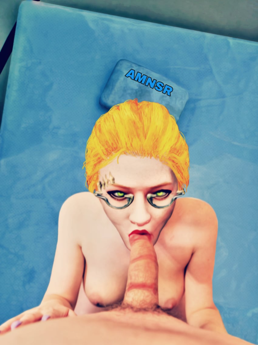 3d amonsrule bed blonde_hair blowjob cock deepthroat_mark dick eye_contact fellatio game green_eyes hair kneeling lipstick lipstick_mark lipstick_on_penis mouth operator_(warframe) oral orange_hair penis photoshop pillow ponytail pov red_hair red_lipstick tenno video_game video_games warframe warframe_captura_adventures warframetenno white_skin