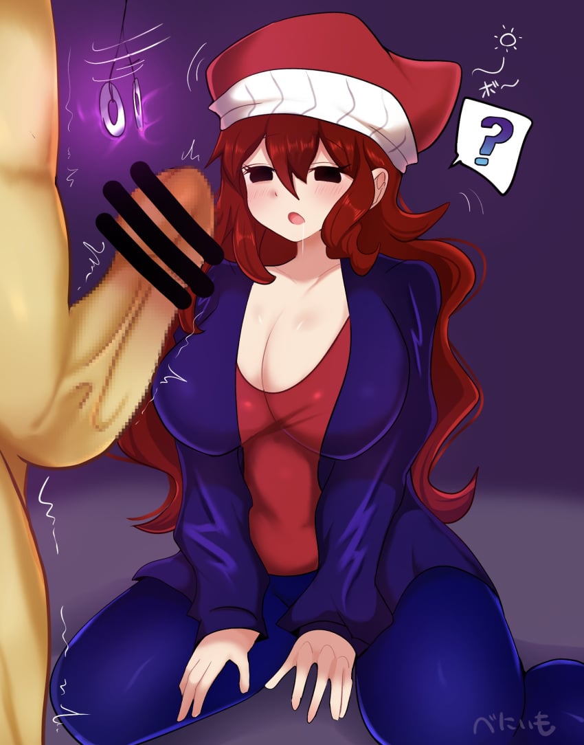 1boy 1girls ? anthro beni_imo beni_imo_(beniimo45450721) big_breasts big_penis blush breasts brown_hair censor_bar censored censored_penis crossover friday_night_funkin friday_night_funkin_lullaby friday_night_funkin_mod girlfriend_(friday_night_funkin) girlfriend_(mods) hat huge_cock humanoid humanoid_penis hypno hypnos_lullaby hypnosis long_hair lullaby_girlfriend_(fnf) mob_face mosaic_censoring nintendo pendulum penis pokemon pokemon_(species) pokemon_rgby pokephilia unusual_penis