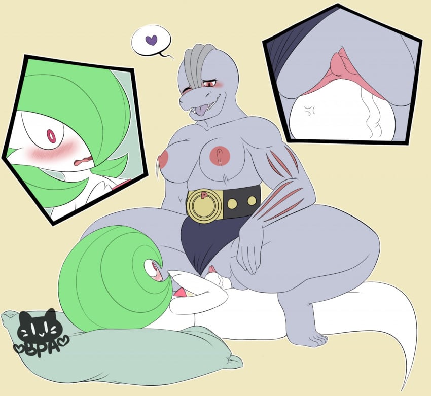 1boy 1girls blush breasts clothing cowgirl_position female female_machoke female_on_top female_penetrated femboy femboy_on_female femboysub femdom gardevoir machoke male male_gardevoir male_penetrating male_penetrating_female malesub nintendo nipples open_mouth penetration penis pillow pokémon_(species) pokemon pokemon_(species) pokemon_rse red_eyes red_eyes_male sex straight teeth tongue tongue_out vaginal_penetration