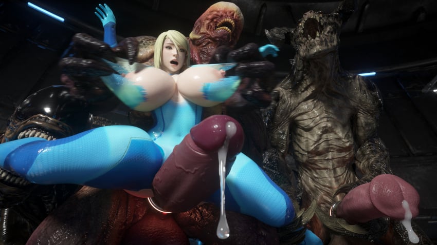 1girl 1girls 2monsters 3d 3d_(artwork) alien_(franchise) alternate_version_available baron_of_hell_(doom) between_legs big_ass big_breasts blonde_hair bounty_hunter captured cock cock_ring cock_sleeve completely_nude completely_nude_male confidence_loss crossover cum deathclaw defeated defeated_heroine domination domination_loss doom escape fallout female_human femsub forced forced_exposure forced_presentation fucked_into_submission fucked_silly gangrape huge_ass huge_balls huge_breasts huge_cock icedev larger_male maledom metroid mind_break monster monster_boy monster_cock monster_on_female monster_rape monsters motion_blur nintendo outlast penis_between_legs ponytail precum precum_drip prison prisoner rape raped_by_monster red_barrels restraints ripped_clothing ripping samus_aran shocked_expression size_difference smaller_female stripped stripped_naked tearing_clothes thick_thighs utter_domination video_games walrider weird_crossover white_skin xenomorph zero_suit zero_suit_samus