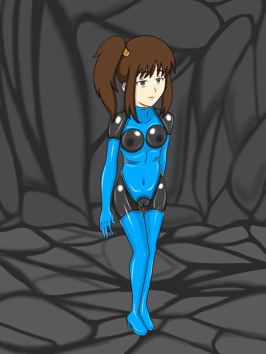 1girls areola areolae bangs black_latex black_latex_bodysuit blue_bodysuit blue_elbow_gloves blue_gloves blue_latex blue_latex_armwear blue_latex_elbow_gloves blue_latex_leotard blue_latex_thighhighs bodysuit breasts brown_eyes brown_hair cameltoe cave clitoris covered_nipples disney+ elbow_gloves erect_nipples erect_nipples_under_clothes female female_focus female_only full_body gloves high_heel_boots high_heels jedi lah_kara latex latex_armwear latex_bodysuit latex_boots latex_gloves latex_legwear latex_stockings latex_suit latex_thigh_highs latex_thighhigh_boots latex_thighhighs latex_thighighs long_gloves long_hair looking_at_viewer lucasfilm medium_breasts navel nipples ponytail production_ig pussy rock short_hair skin_tight skin_tight_outfit skin_tight_suit skintight skintight_bodysuit skintight_suit smile smiling smiling_at_viewer solo solo_female solo_focus star_wars star_wars_visions stray_123 the_ninth_jedi thick_thighs thighhighs thighs tied_hair vagina vaginal_penetration