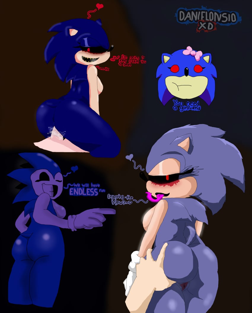 4girls :/ :| anthro anthro_penetrated ass ass_grab ass_up black_eyes blood blood_on_face blue_fur bow breasts cartoony creepypasta danielonsio_xd dialogue disembodied_hand english english_text female femdom fnf_mods fourth_wall_broken friday_night_funkin furry genderbent genderswap gloves hair_bow hand_on_ass heart hedgehog hetero human light_skin looking_at_viewer lord_x majin_sonic neutral_expression pink_bow pink_tongue pointy_ears purple_tongue quills red_eyes rule_63 sega sex sharp_teeth sonic.exe sonic.exe_(character) sonic.exe_(creepypasta) sonic_(series) sonic_the_hedgehog sonic_the_hedgehog_(series) sonique_the_hedgehog squiggle staring staring_at_viewer sunky sunky.mpeg tan_fur tongue tongue_out yellow_teeth yiff