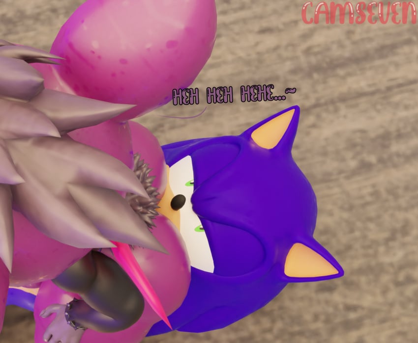 2022 2boys ass big_ass butt camseven chip chip_(sonic) close-up dark_gaia dialogue facesitting half-closed_eyes male male_only sonic_(series) sonic_the_hedgehog sonic_the_hedgehog_(series) sonic_unleashed