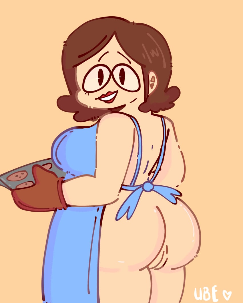 1girls apron apron_only ass big_butt liane_cartman milf nude nude_female pussy south_park thick_ass thick_thighs ubecakes ubecakes_artist vagina