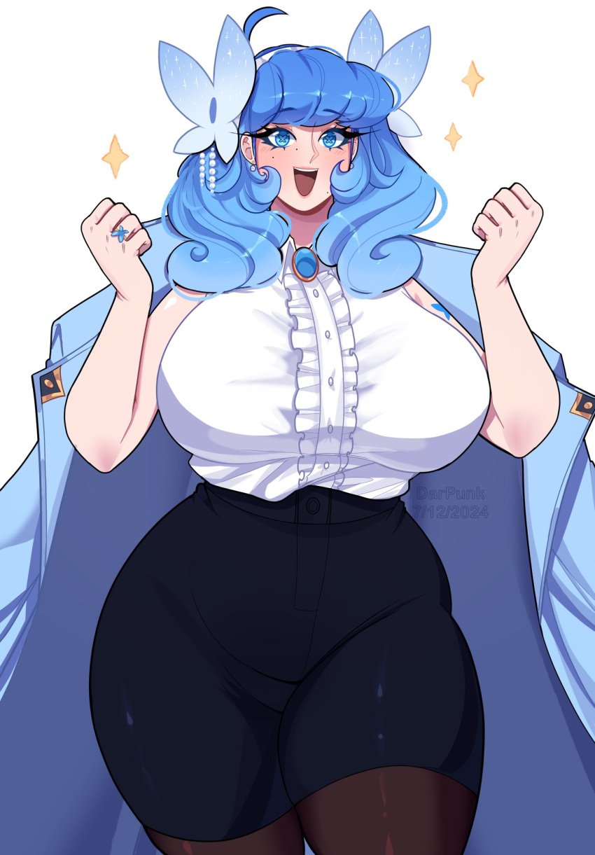 1female 1girls ass big_ass big_boobs big_breasts big_thighs big_tits blue_eyes blue_hair bluesky bluesky_(social_media) bluesky_logo blush blushing_at_viewer boob boobs boobs_bigger_than_head breasts breasts_bigger_than_head brooch butterfly butterfly_hair_ornament cape coat coat_cape coat_on_shoulders cute cute_expression cute_face darpunk excited excited_expression excited_female female female_focus female_only gijinka gijinkafied hair hair_ornament headband huge_boobs huge_breasts human humanization humanoid jewelry large_boobs large_breasts massive_breasts mature mature_body mature_figure mature_woman milf mommy office office_clothing office_lady purse ring ring_(jewelry) site-tan skirt socialmedia_humanized solo solo_female star star_(symbol) stars suit suit_jacket thick thick_ass thick_thighs thighs tits voluptuous voluptuous_female wavy_hair wide_hips